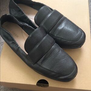 Cole Haan women’s Dark Leather Slip-Ons